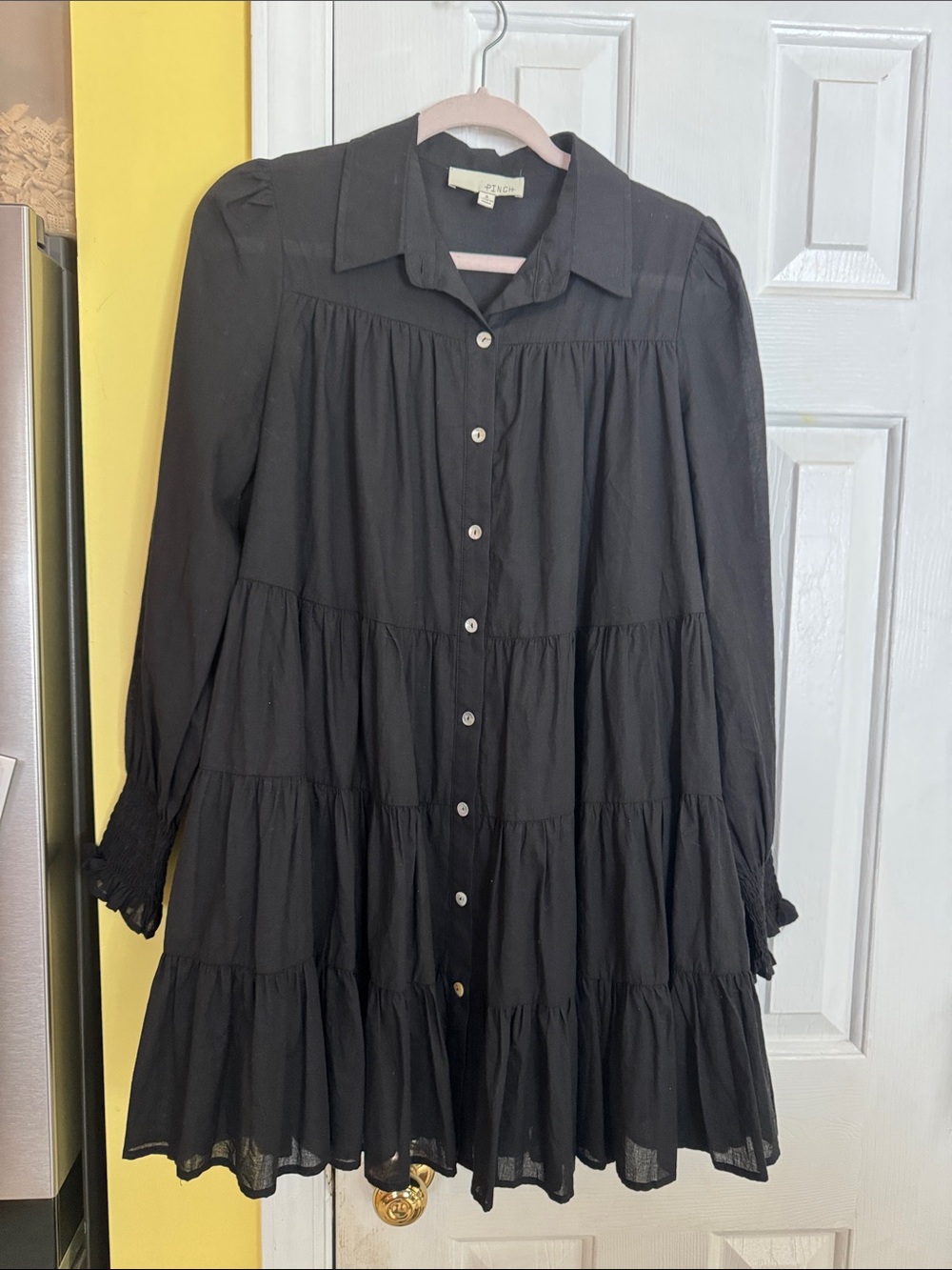 Ladies PINCH BLACK DRESS